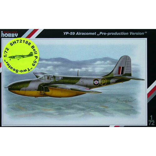 Сборная модель самолёта YP-59 Airacomet (1/72) 72188-SH