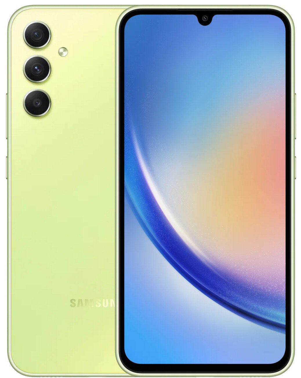 Смартфон Samsung Galaxy A34 5G 8/256 ГБ, Dual nano SIM, лайм