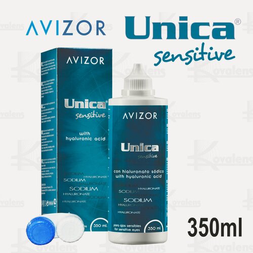 Изображение товара Раствор AVIZOR UNICA SENSITIVE 350 ml. + контейнер (Авизор Уника Сенситив 350 мл.)