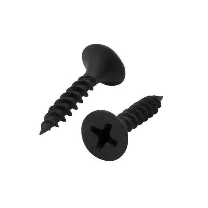 фото Саморез Жесть по металлу, черный, ГМ 3.5х19, 300 шт, контейнер 280 мл