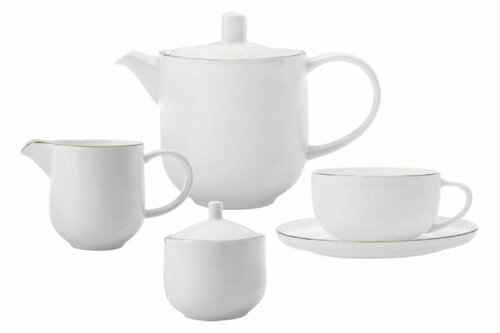 Чайный сервиз Кашемир Голд 6 персон 15 предметов (Maxwell&Williams)