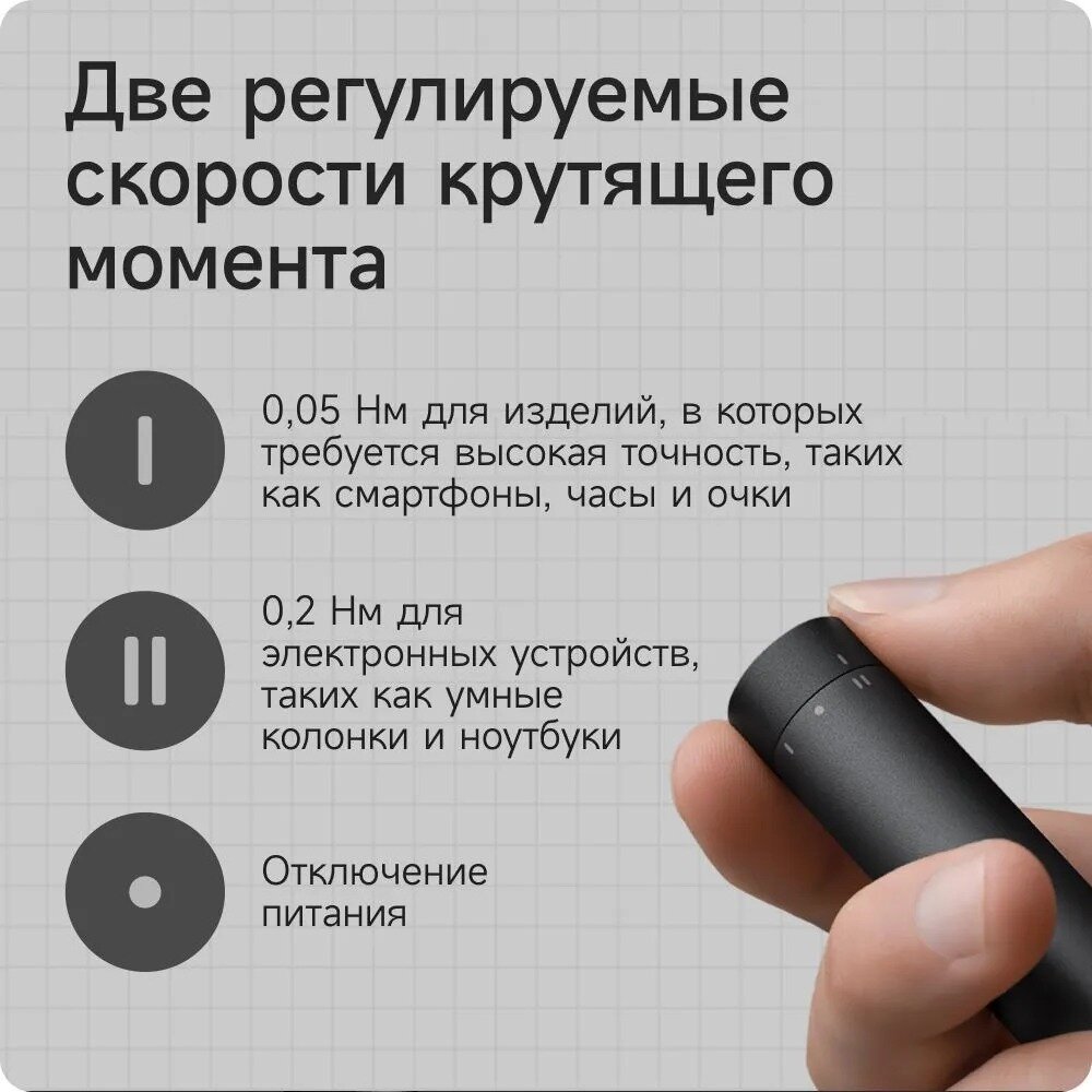 Аккумуляторная отвертка Xiaomi Electric Screwdriver 24 in 1 (MJDDLSD003QW) — фото 1