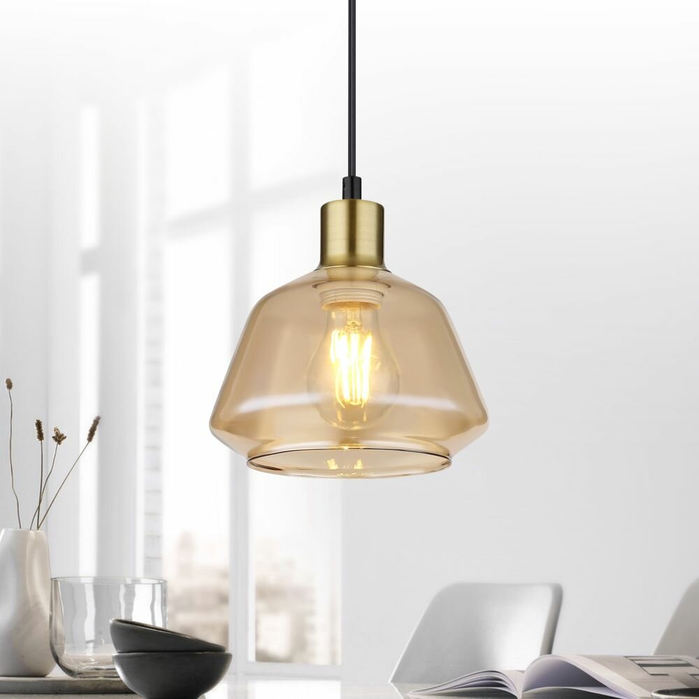 фото Светильник подвесной (подвес) Rivoli Ada 3195-201 1хЕ27 40Вт модерн потолочный, 1шт