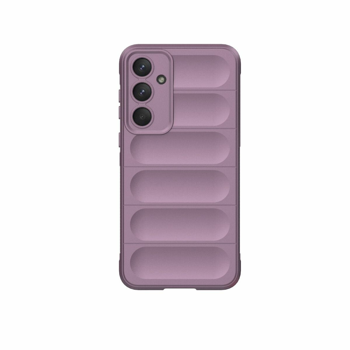 Противоударный чехол Flexible Case для Samsung Galaxy A55 5G сиреневый