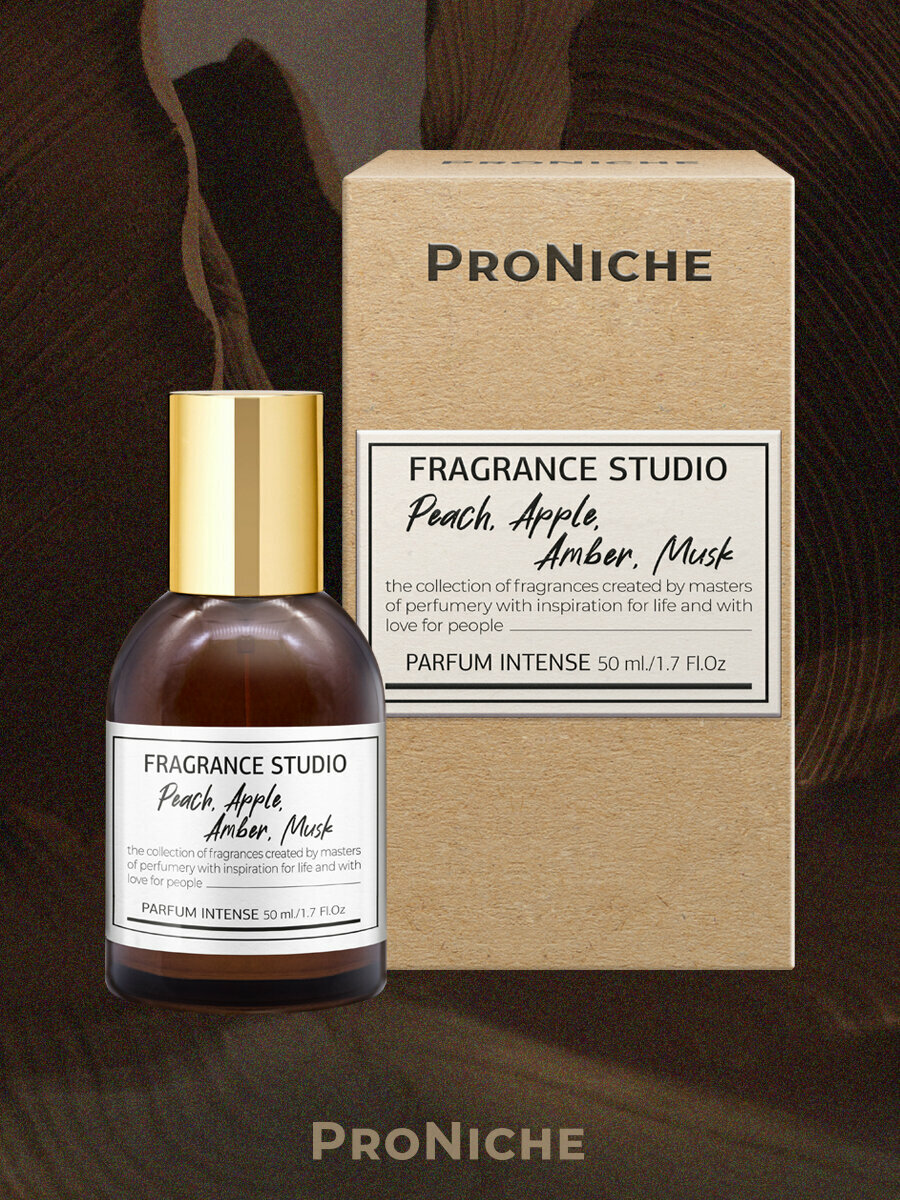 ProNiche Fragrance Studio Peach, Apple, Amber, Musk 50 мл духи женские, духи восточные, фруктовые, стойкие, унисекс. персик — фото 1