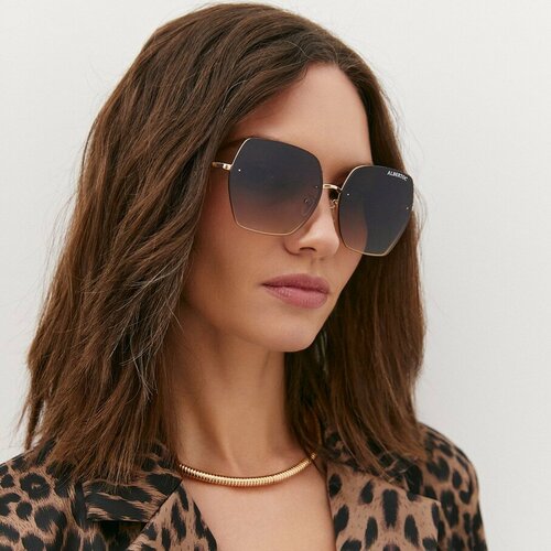 Солнцезащитные очки Alberto Casiano, коричневый