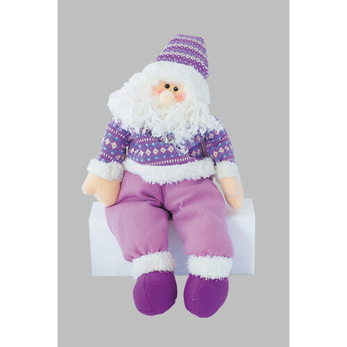 Дед Мороз 58см (цвет фиолетовый) Грин Триз