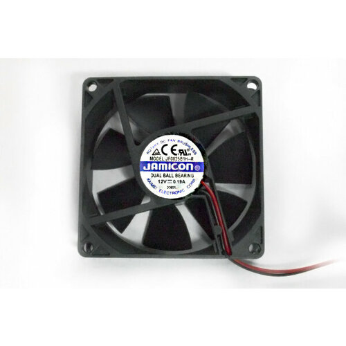 Вентилятор JAMICON JF0825B1H-R 80x80x25 ШП 12В 0,19А