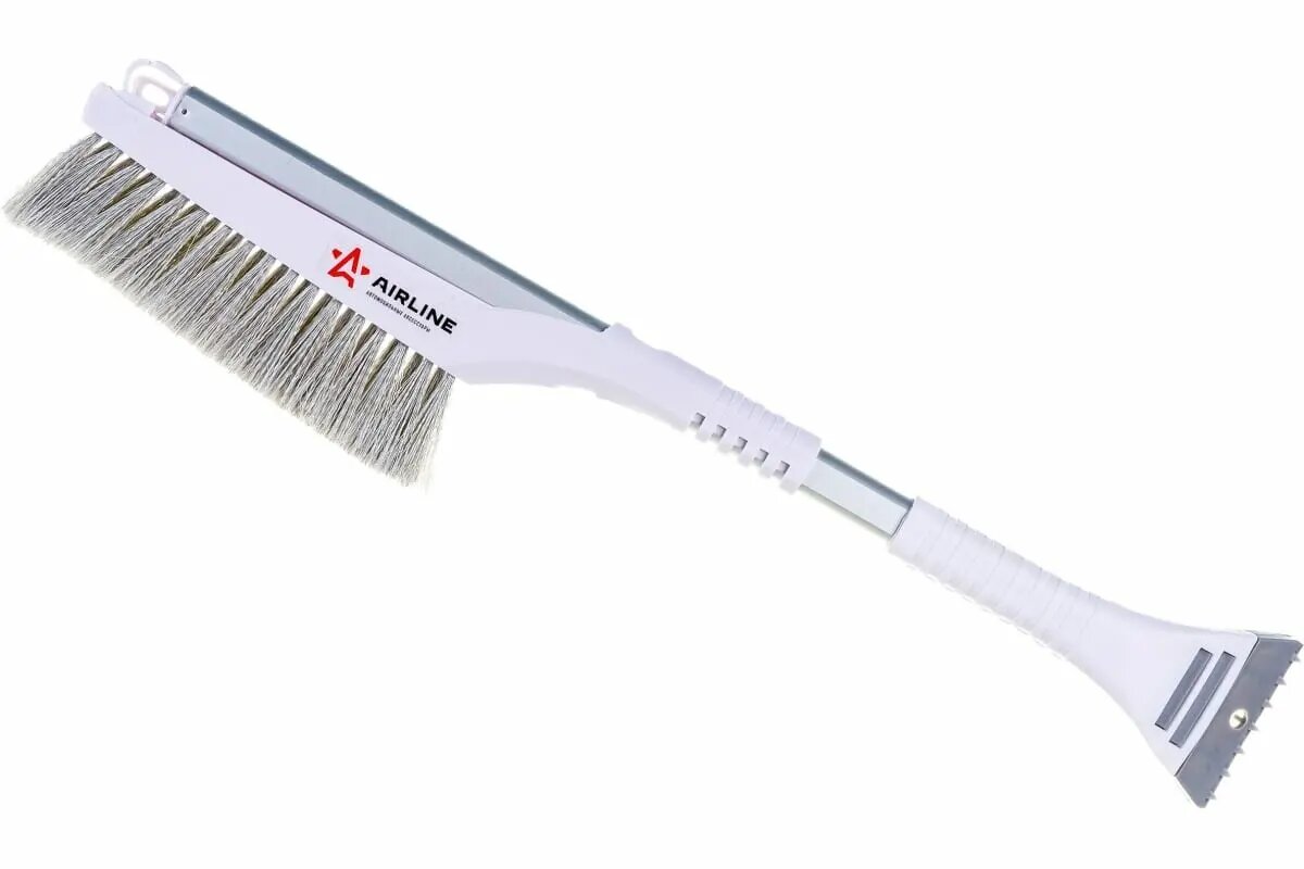 Щетка от снега и льда с плоской телескоп. рукояткой с мягкой распушённой щетиной + скребок (60-88 см) AB-R-10R AIRLINE