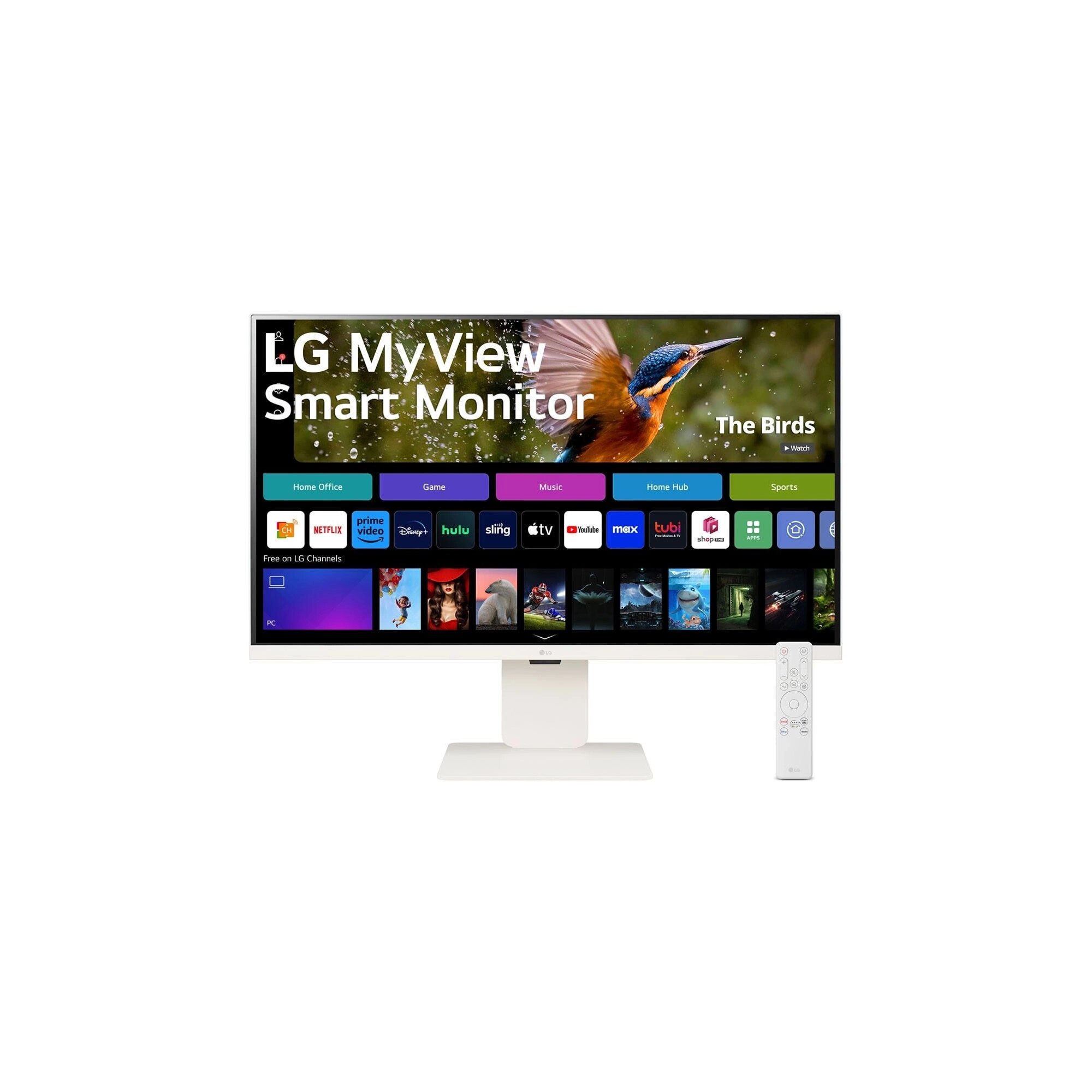 Монитор 31.5" LG MyView 32SR83U-W, 3840х2160, 60 Гц, IPS, белый