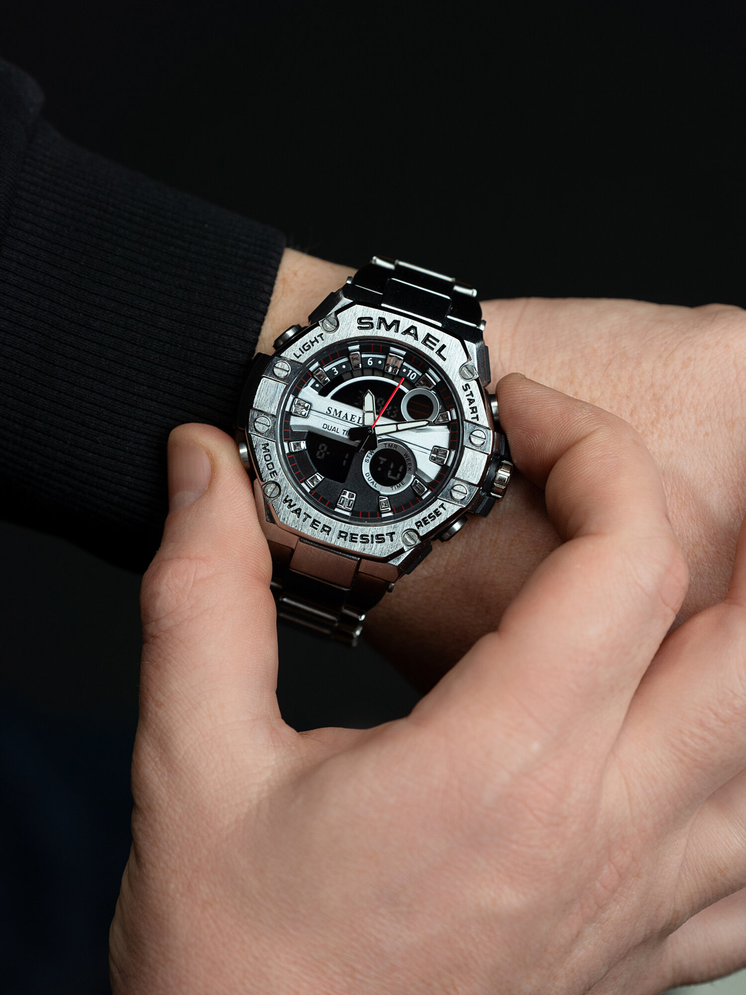 Наручные часы SMAEL, серебристый — фото 1