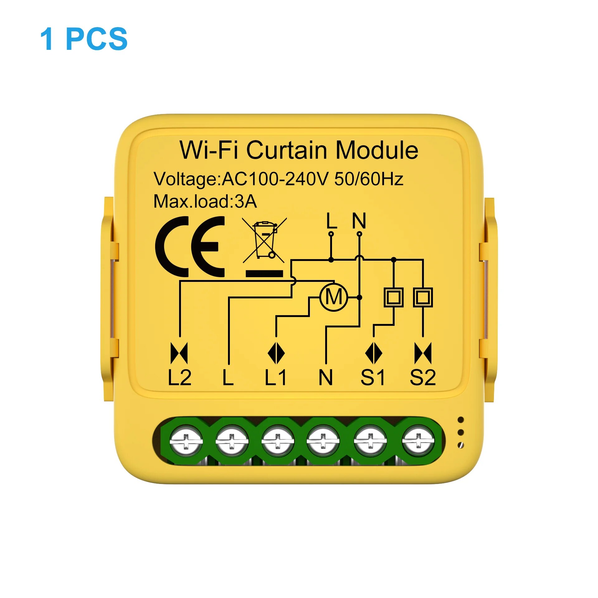 Контроллер умных штор Konouyouko Wi-Fi RF433, WiFi Curtain