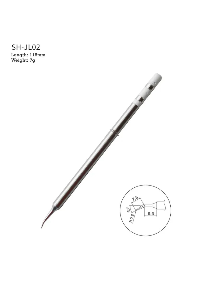 Наконечники паяльника SH72-JL02  Сменная нагревательная головка для пайки  118 мм  80 г  75 Вт
