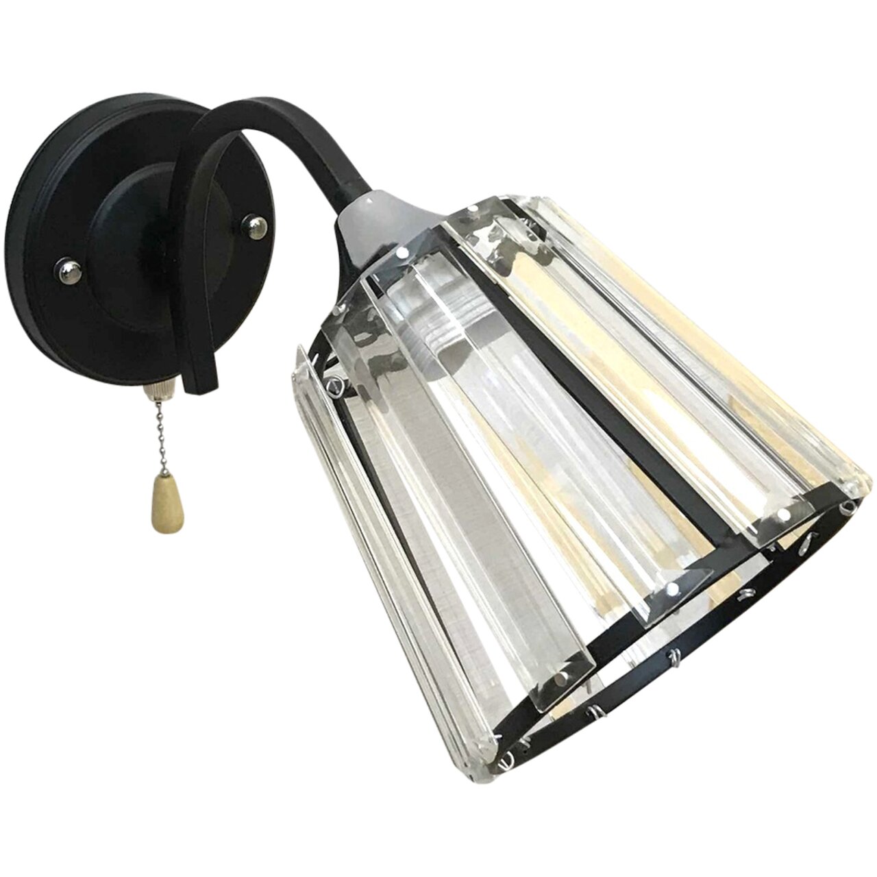 Бра символ света Е27 60Вт черный