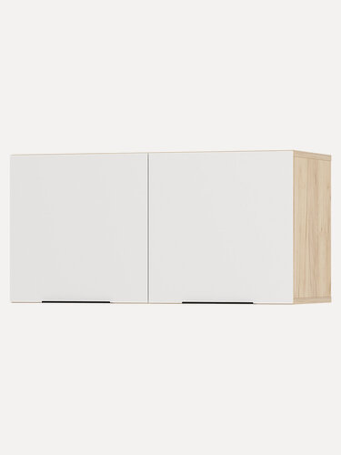 Изображение товара Навесной шкаф Роби с полкой, с доводчиками, 80х35х40 см, Дуб Крафт золотой / Белое дерево