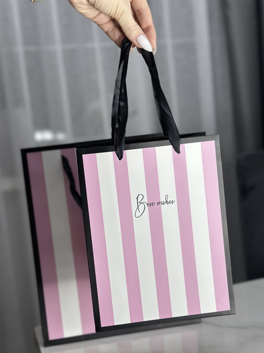 Подарочный пакет, праздничное настроение, пакет от Victoria secret