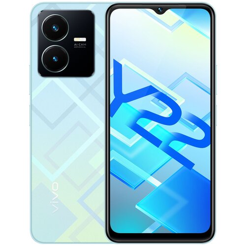 Смартфон vivo Y22 4/64 ГБ RU, Dual nano SIM, крипто-зеленый