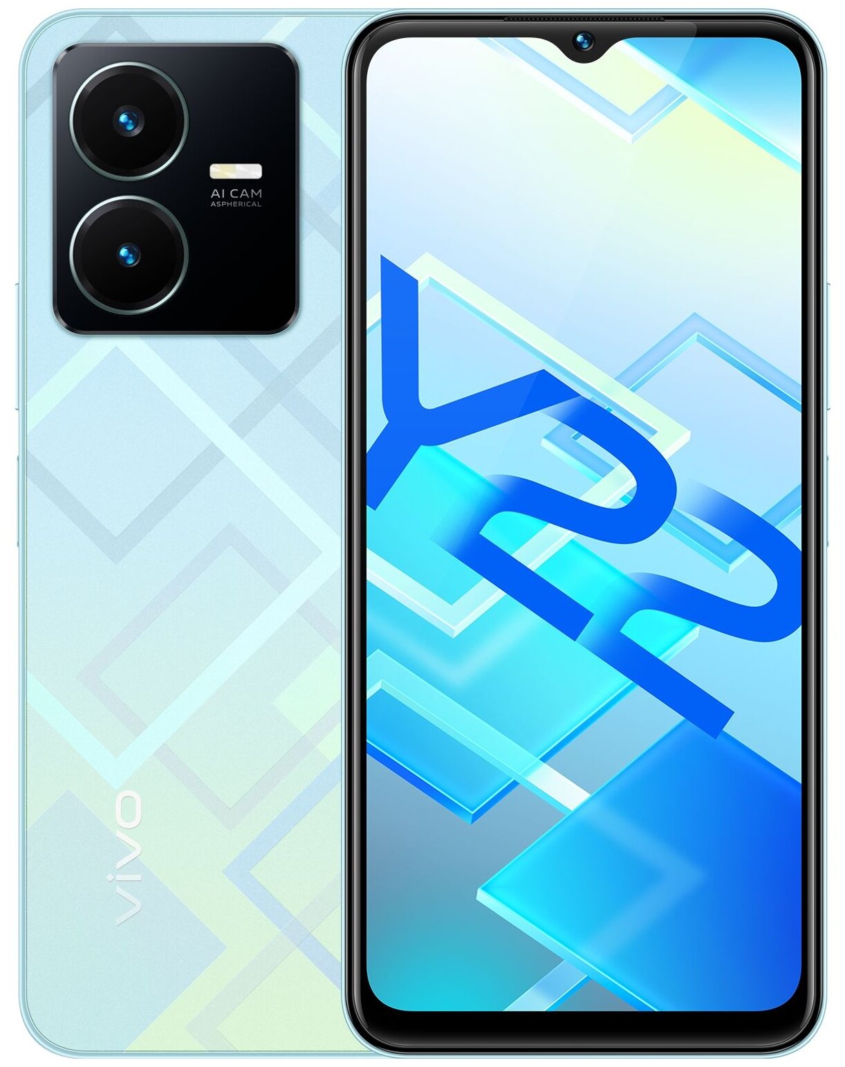 Смартфон Vivo Y22 4/64, зеленый