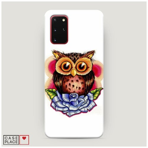 фото Чехол пластиковый samsung galaxy s20 plus сова арт 4 case place
