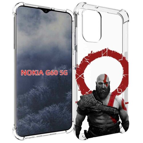 Чехол MyPads God-of-War для Nokia G60 5G задняя-панель-накладка-бампер чехол mypads god of war кратос атрей для nokia g60 5g задняя панель накладка бампер