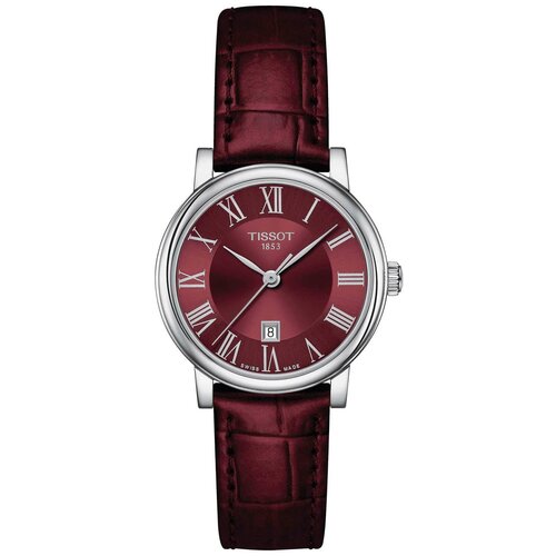 Наручные часы TISSOT T-Classic, бордовый наручные часы tissot t classic бордовый