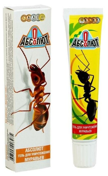 Средство от муравьев, тараканов Абсолют гель 30мл АМТ30К - фотография № 1
