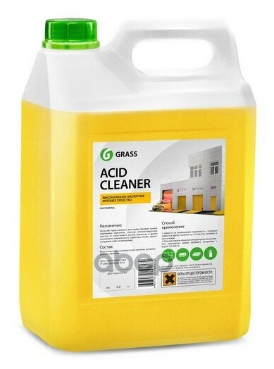 Очиститель Многоцелевой Acid Cleaner, Кислотное Моющее Средство, Предназначено Для Очистки Фасадов З GraSS арт. 160101