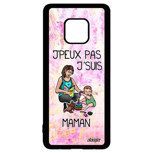 фото Красивый чехол на смартфон // huawei mate 20 pro // "не могу - стала мамой!" принт мамуля, utaupia, светло-розовый