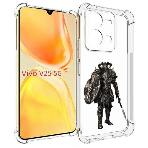 Чехол MyPads The-Elder-Scrolls-Online для Vivo V25 5G / V25e задняя-панель-накладка-бампер