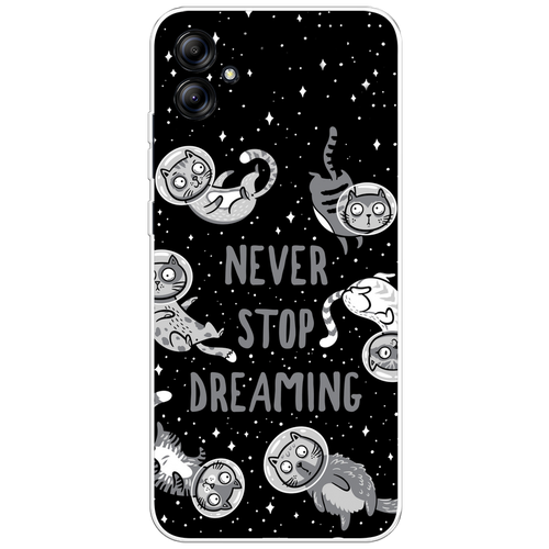 Силиконовый чехол на Samsung Galaxy A04e / Самсунг Галакси А04е Never stop dreaming силиконовый чехол на samsung galaxy a42 самсунг галакси а42 never stop dreaming