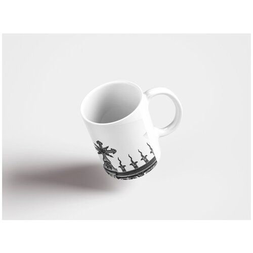 фото Кружка "декоративные ворота, пересекать, ворота 320 мл. белая" lotsprints