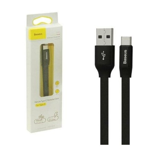 Кабель USB Type-C 23CM 2A Baseus черный usb кабель type c yesido ca42 2a черный 1 м