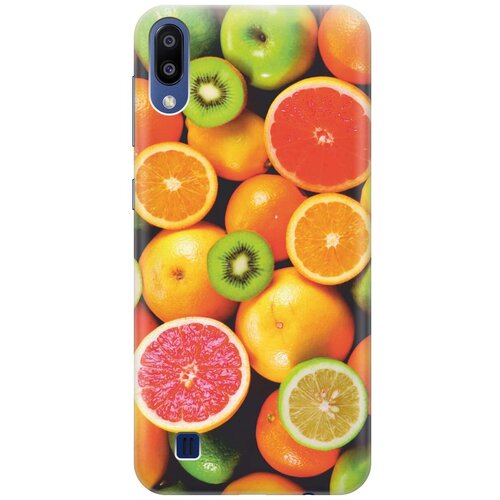 фото Gosso ультратонкий силиконовый чехол-накладка для samsung galaxy m10 с принтом "сочные фрукты"