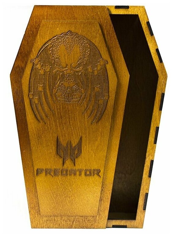 Гроб-шкатулка коричневый Predator