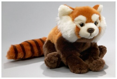 Мягкая игрушка Leosco Красная панда, 30 см, коричневый/оранжевый