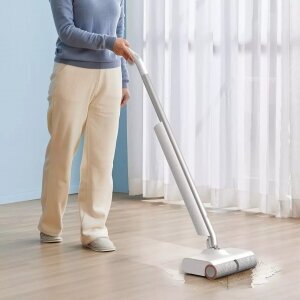 Беспроводная электрошвабра Xiaomi Mi Wireless Floor Sweeping Machine White (MJXCYTJ) - фото №6