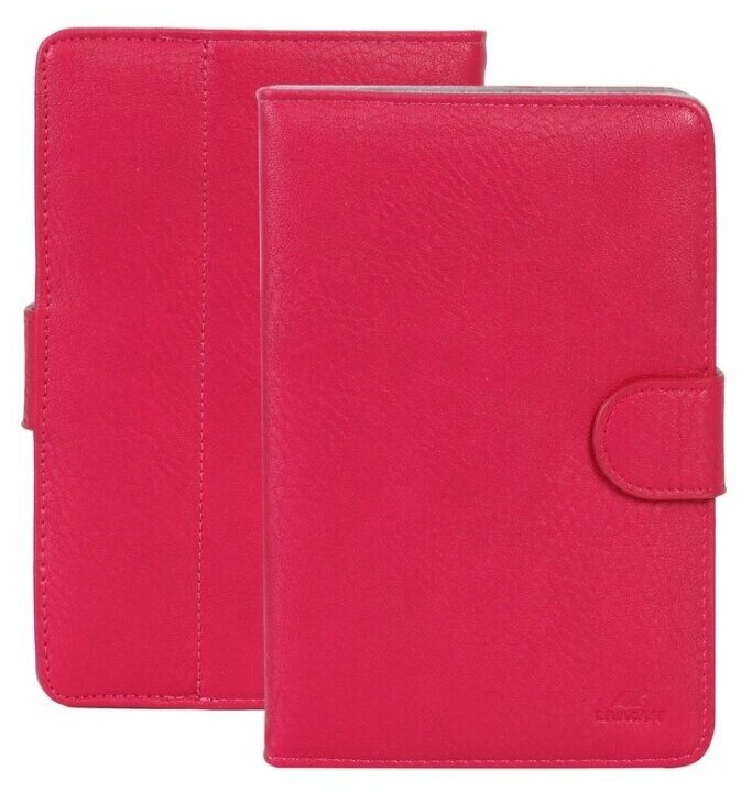 Чехол для планшета, 7 дюймов. RIVACASE 3012pink, полиуретан, розовый — фото 1