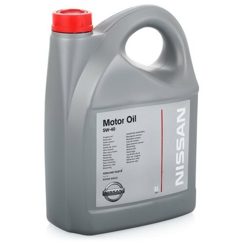 фото Синтетическое масло моторное nissan motor oil 5w-40 5л