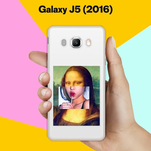 Силиконовый чехол на Samsung Galaxy J5 (2016) Мона / для Самсунг Галакси Джи 5 2016 силиконовый чехол на samsung galaxy j5 2016 одежда для такс для самсунг галакси джи 5 2016