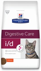 Сухой корм для кошек Hill's Prescription Diet i/d Digestive Care при расстройствах пищеварения, жкт, с курицей 1.5 кг