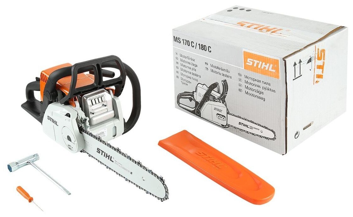 Бензопила Stihl MS 180C-ВЕ (35см 3/8 1,3 50) - фотография № 8