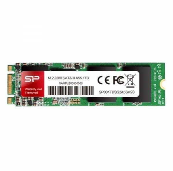 Твердотельный накопитель SSD M.2 256 Gb Silicon Power SP256GBSS3A55M28 Read 560Mb/s Write 530Mb/s TLC - фото №5