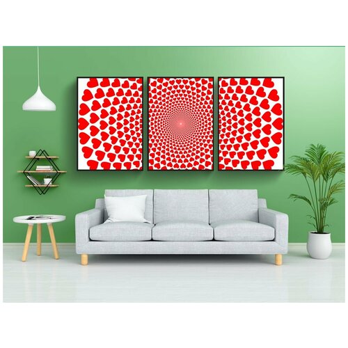 фото Набор модулных постеров для интерьера "красочный, призматический, хроматический" 60x90 см. в тубусе, без рамки lotsprints