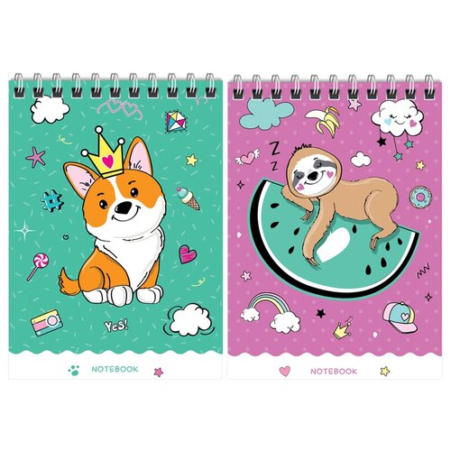 Блокнот А6 80л. на гребне ArtSpace 