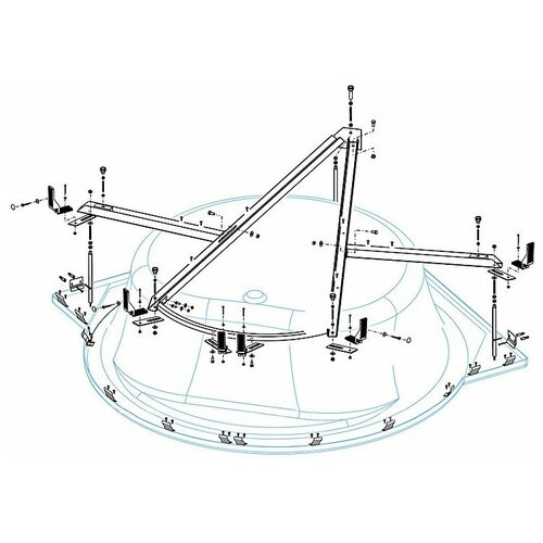 Каркас для ванны Cezares FI CORNER-MF