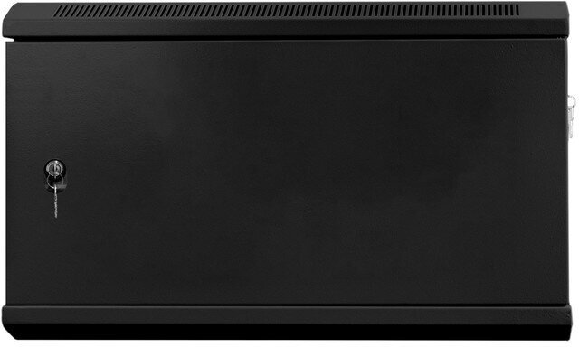 Телекоммуникационный шкаф настенный 19 дюймов 6u 600х350 черный металл: 19box-6U 60/35BM