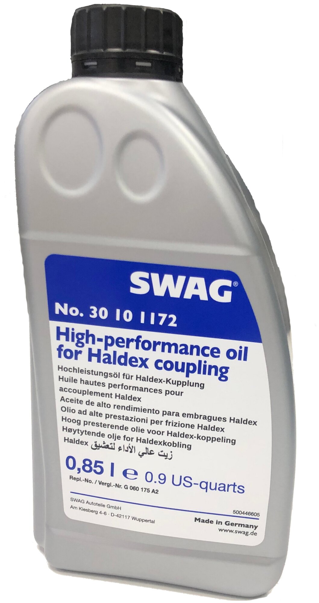 30 10 1172 SWAG Öl, Haldex-Kupplung 0,85l