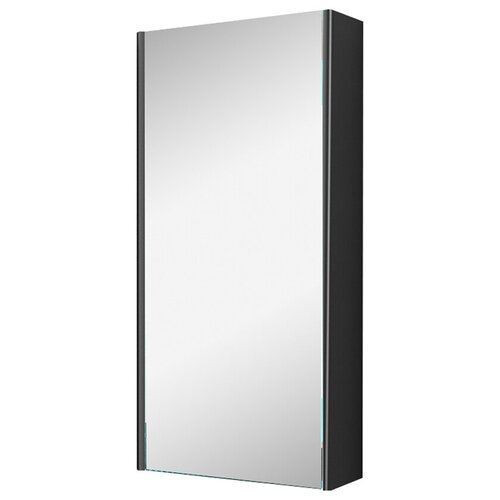 Зеркальный шкаф Velvex Klaufs 400 мм черный