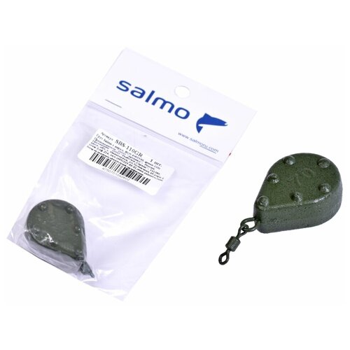 груз с вертлюгом salmo bun swivel 040 г цвет green Груз с вертлюгом Salmo Bun Swivel, 110 г (цвет: green)