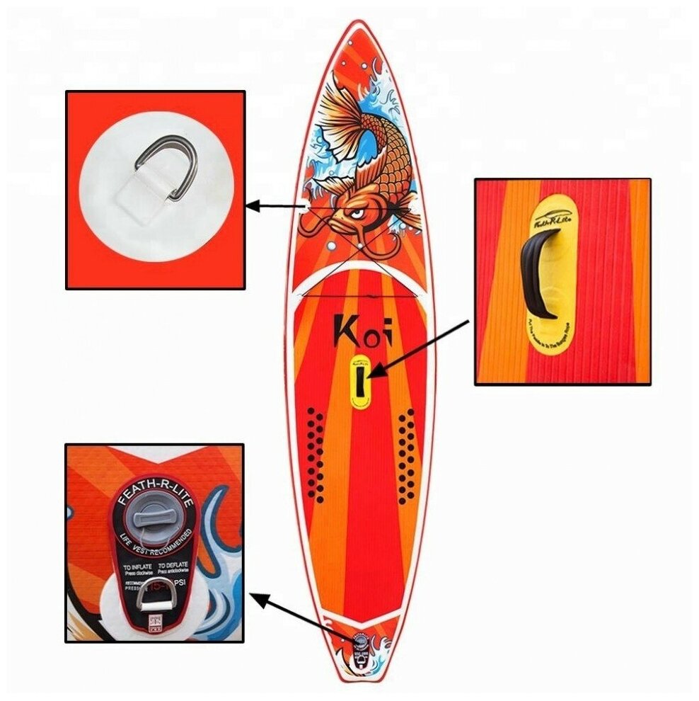 SUP Fayean Koi 11'6 сап-доска с веслом